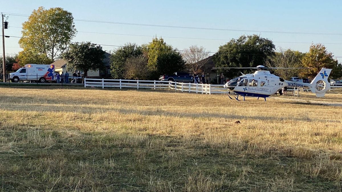The woman was flown to Scott & White Medical Center in Temple where she died on Sunday.