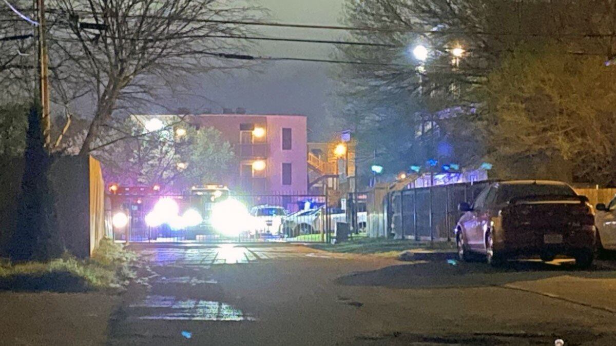 Officers who responded to a report of a shooting early Saturday morning found the three victims...