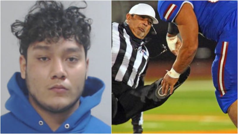 Emmanuel Duron, 18, was charged with class A assault during an arraignment at the Edinburg...