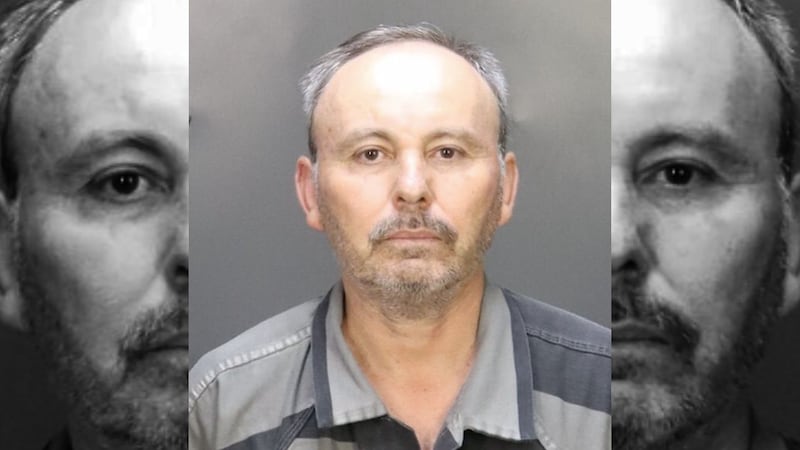 Online jail records show Silvestre Benitez Aguirre is charged with aggravated sexual assault...