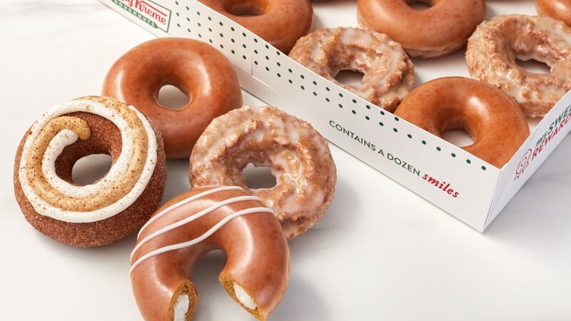 Beginning Aug. 8, fans can enjoy six pumpkin spice doughnuts and beverages, including new...