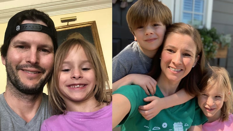 Caroline Griffis, (second from left) her father Jud, 40, (left) and her grandmother Marlene...
