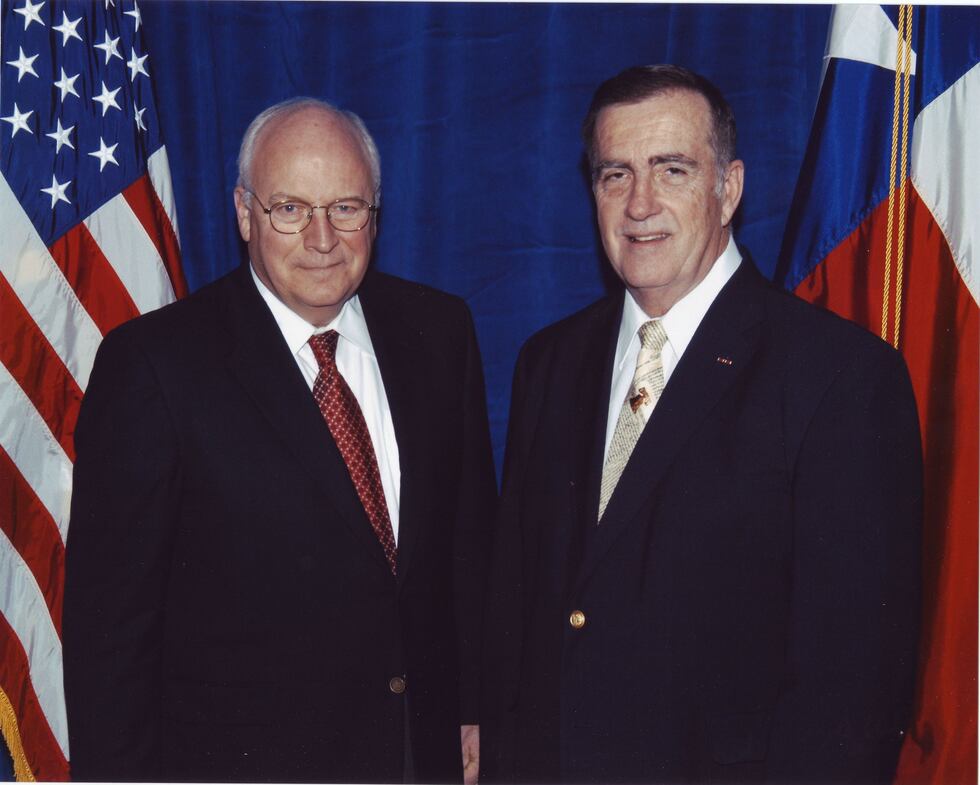 Brown with former Vice President Dick Chaney