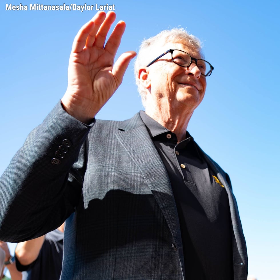 Paula Hurd brought her family and special guest, Bill Gates, to the dedication of new welcome...