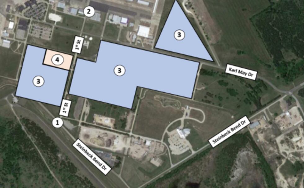 Waco Regional Airport sections