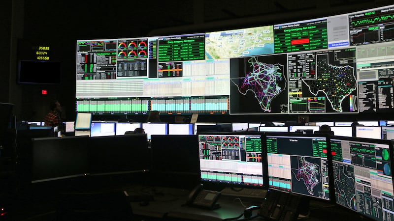 ERCOT"s control room.