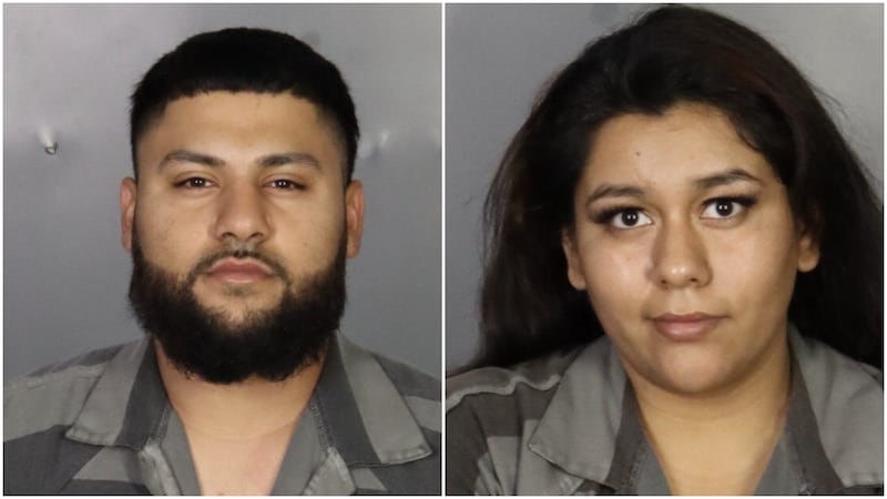 Edwin Adan Rodriguez, 21, and his girlfriend, Veronica Sanchez, 21, are both charged with...