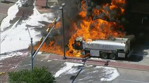 Diesel tanker catches fire in DeSoto, evacuated residents allowed to return - Vimarsana News