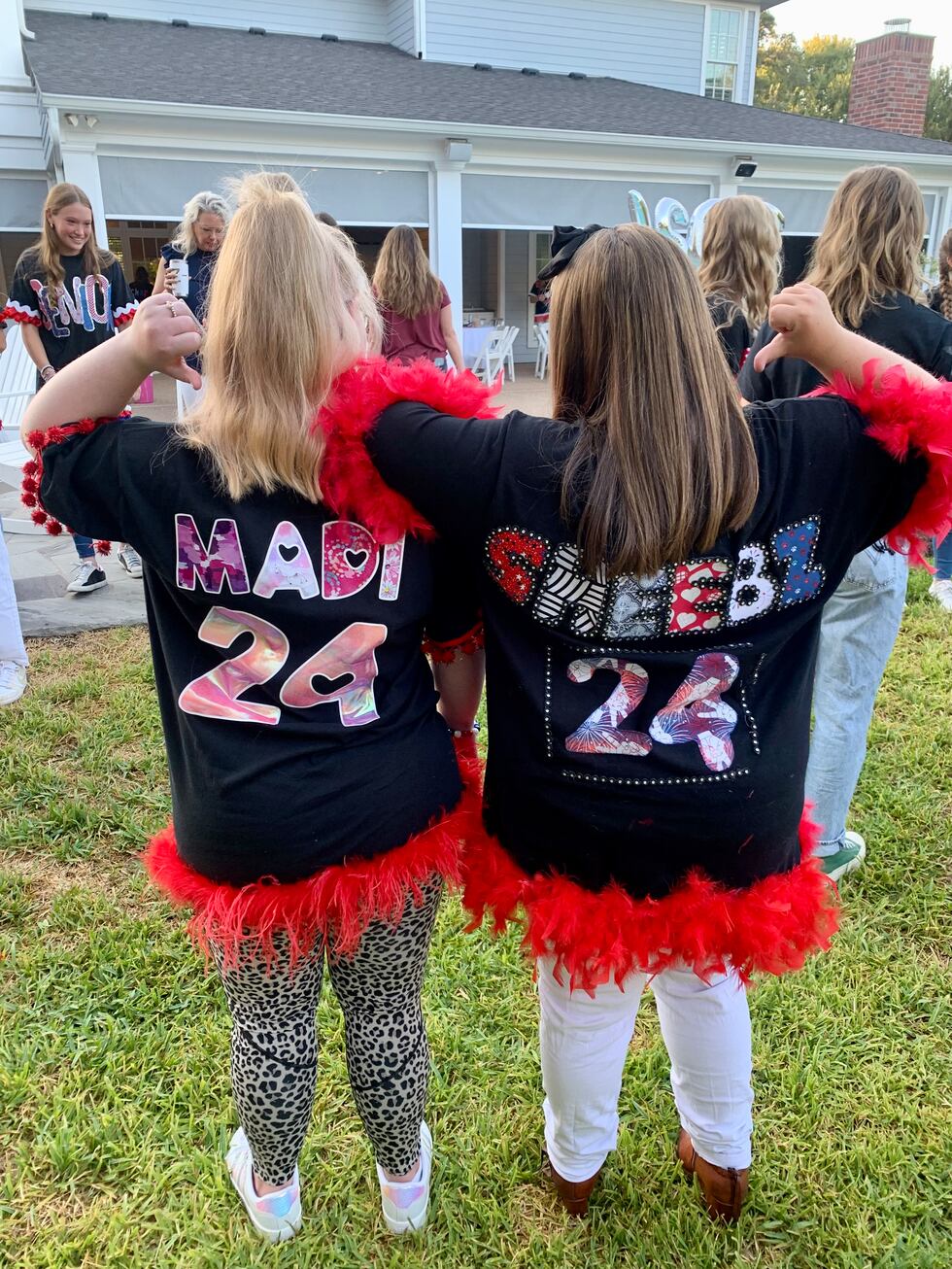 Madi Potts and Shelby Tindell are ready to begin their senior year together.