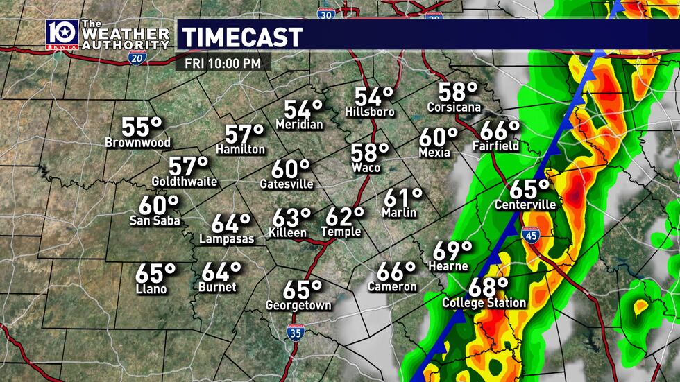 Two separate areas of severe thunderstorms are possible today across Central Texas. The first...