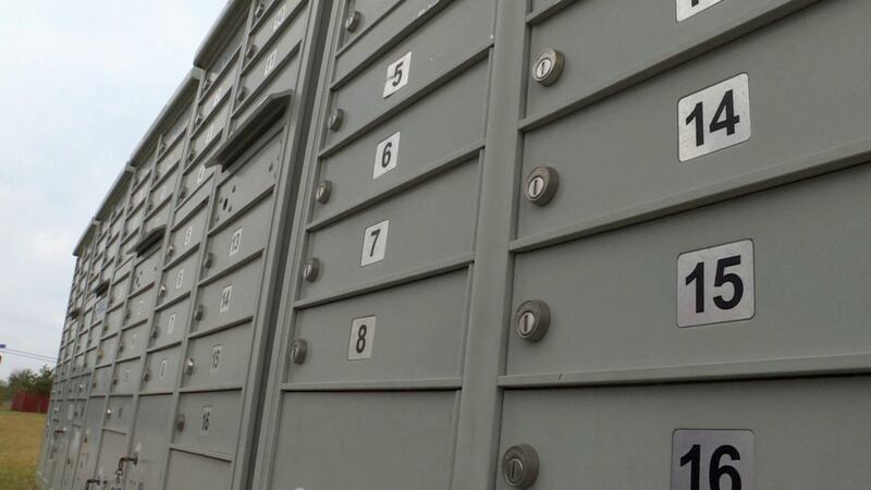 Most of the mail is placed in mailbox clusters in the neighborhood, but carriers hand-deliver...