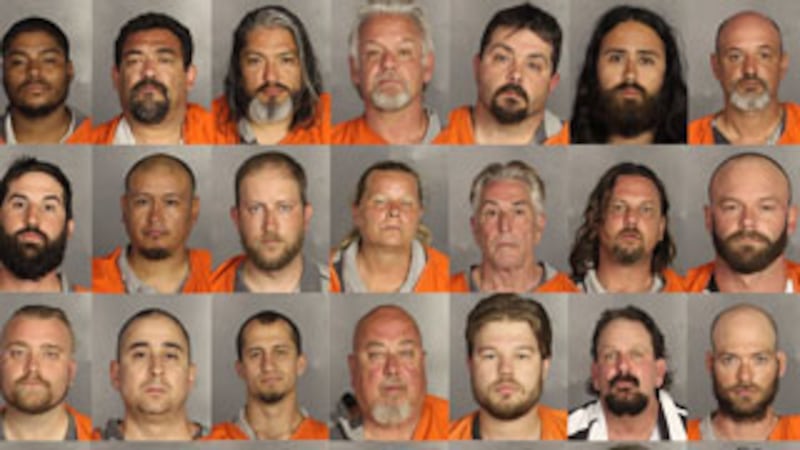 A montage of some of the defendants in the Twin Peaks shooting. (File)