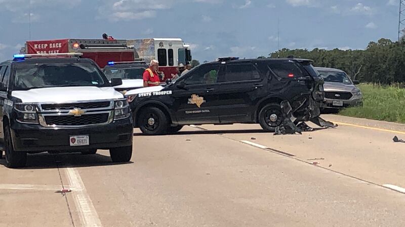 The crash happened as the trooper was assisting with an accident at the Jones Creek Bridge.