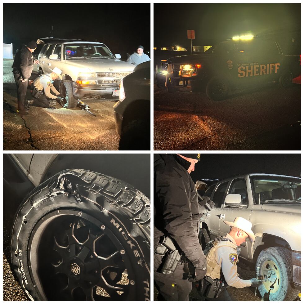 Felicia first called her husband to help. He arrived and the two began working on the Tahoe...