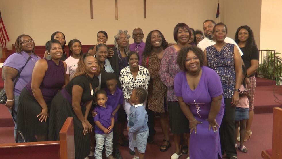Ratliff family at the benefit held for Velma and David